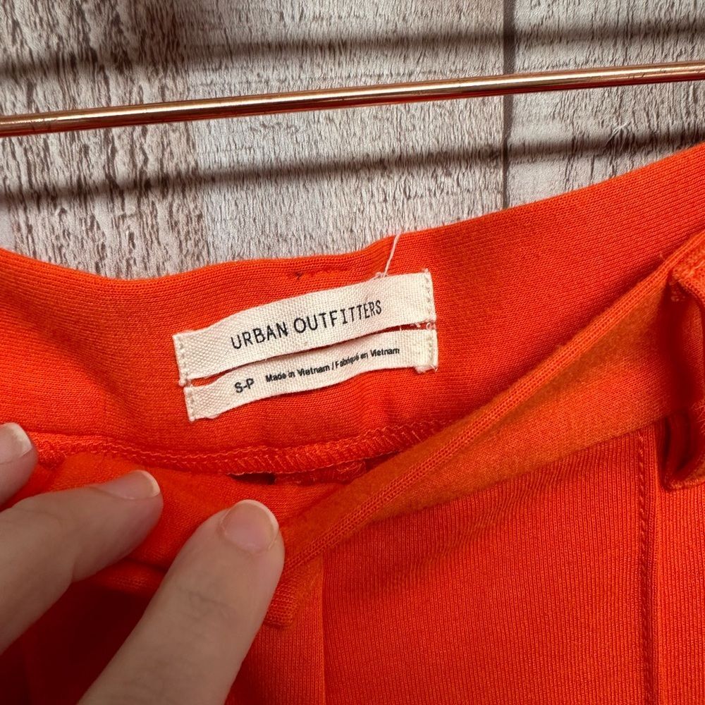 Urban Outfitters Orange High-Waisted Trousers - Picture 5 of 9